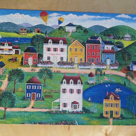 MEGA Americana Collection BALLOONS Over The City 500 Pce COMPLETE (P200) - Picture 2 of 5